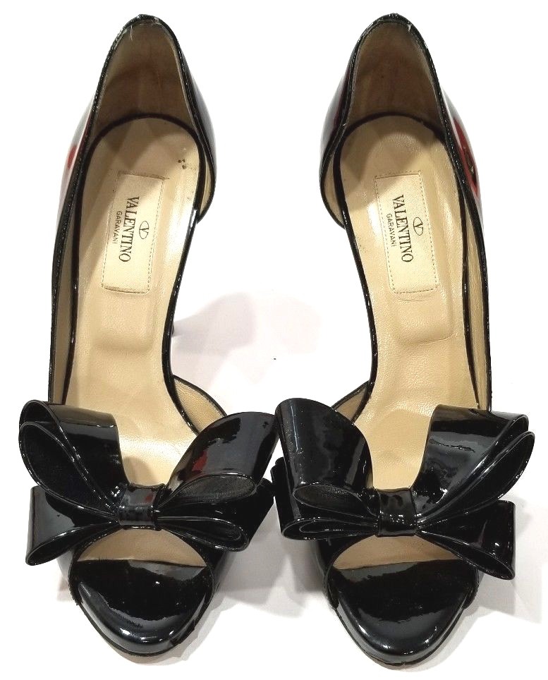 Valentino Garavani Charol Negro Arco Toe Zapatos De De De Tacón D 'Orsay Talla 36.5 US 6.5 4c4a96 Valentino Garavani Charol Negro Arco Toe Zapatos De De De Tacón D 'Orsay Talla 36.5 US 6.5 4c4a96