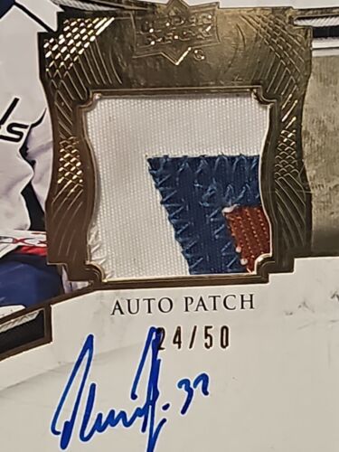 Olaf Kolzig Upper Deck The Cup Exquisite Endorsements 3 Color Patch Auto, 24/50 - Picture 3 of 4