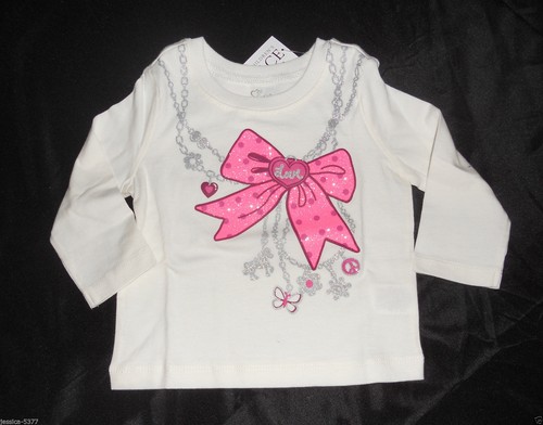 The Children's Place Infant Toddler Girls Various Long Sleeve Shirts & Sizes NWT - Picture 7 of 11