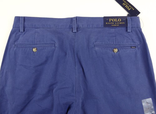 Polo Ralph Lauren Flat Front Cotton Twill Chino Khaki Pants Classic Fit NWT $85 - Picture 42 of 74