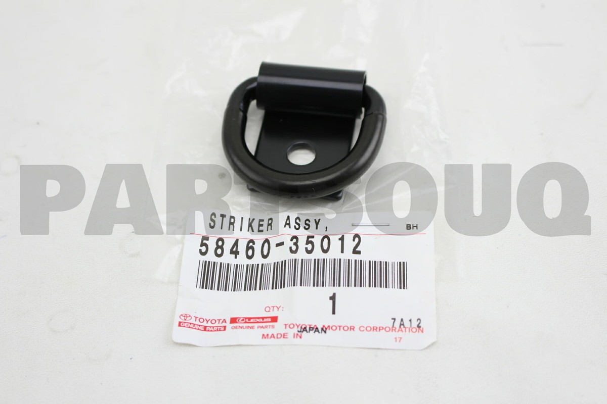 八 5846035012 Genuine Toyota STRIKER ASSY, LUGGAGE HOLD BELT