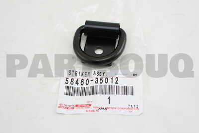 5846035012 Genuine Toyota STRIKER ASSY, LUGGAGE HOLD BELT