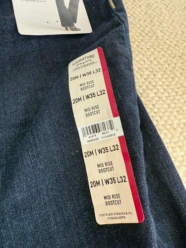Levi Strauss Signature Womens 20M Jeans NWT - Picture 4 of 11