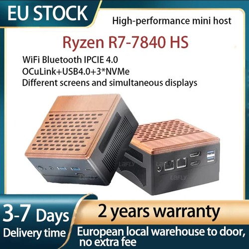 Topton Oculink Mini PC Gamer AMD Ryzen 7 7840HS ES 3*PCIe4.0x4 32G DDR5 6400MHz