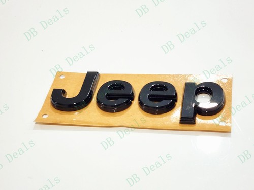 5PCS Gloss Black Front Rear Door 4x4 Emblems 2022+ Jeep Grand Cherokee 2 Row WK - 第 2/13 張圖片