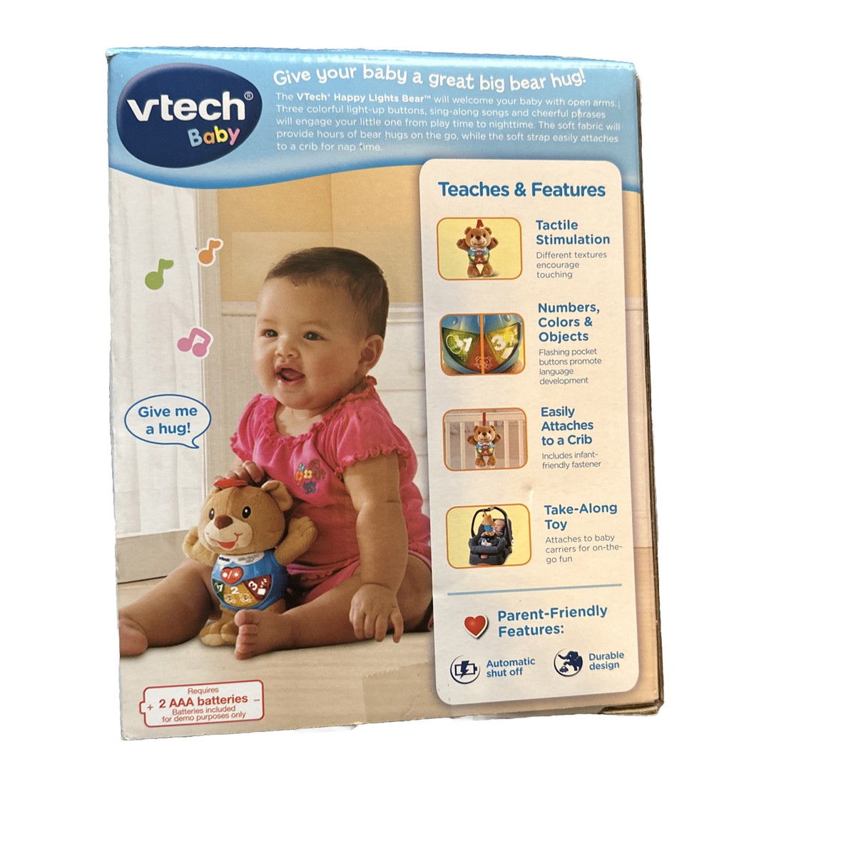 VTech Baby Happy Lights Bear - Interactive Toy - 3+ Months