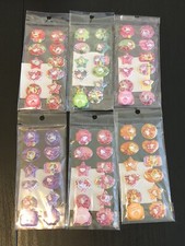 Hello Kitty Lot of 6 Vintage Sanrio Stickers New Fruits Scented Complete Set  13