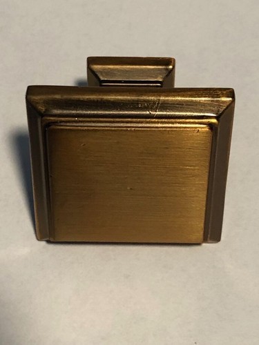 Paquete de once perillas cuadradas de cobre cepillado para cajones, gabinetes, muebles - Imagen 4 de 4