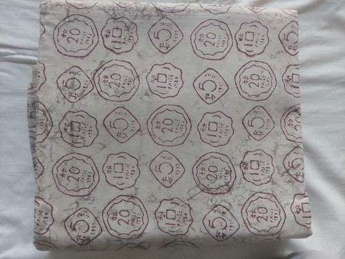 10Yard Hand Block Print Handmade Cotton Indian Natural Sanganeri Print Fabric. - Picture 2 of 3