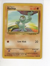 MACHOP BASE SET POKEMON CARD 52/102 LP
