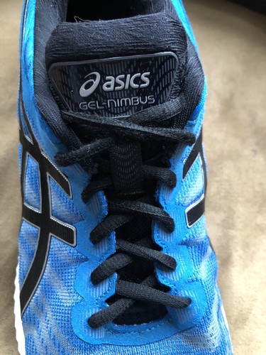 ASICS Gel Nimbus 22 espuma mosca azul/negro, hombre 11D - Imagen 9 de 14