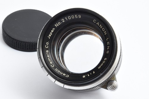 CANON lens 50mm/F1.8 Leica 39mm LTM screw mount 158-30-3 #210059 mtd 250407 - Picture 2 of 7