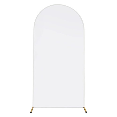 3.28x6.56FT Arch Backdrop Stand Cover White Spandex Fitted Party Arch CoverDecor - Picture 10 of 11