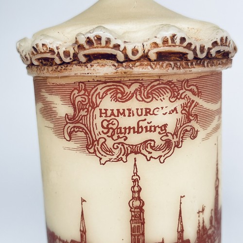 Vintage Hamburgum Wachskunst Kerze - Hamburg, Germany, 17 cm x 9 cm, Neu - Bild 13 von 14