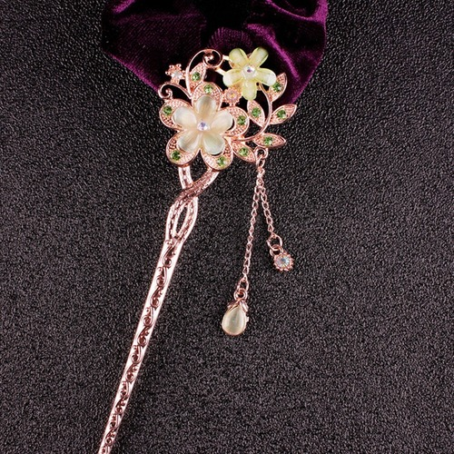 Vintage Chinese Traditional Flower Hairpin Hair Stick Elegant Hanfu Accessories - Picture 17 of 33
