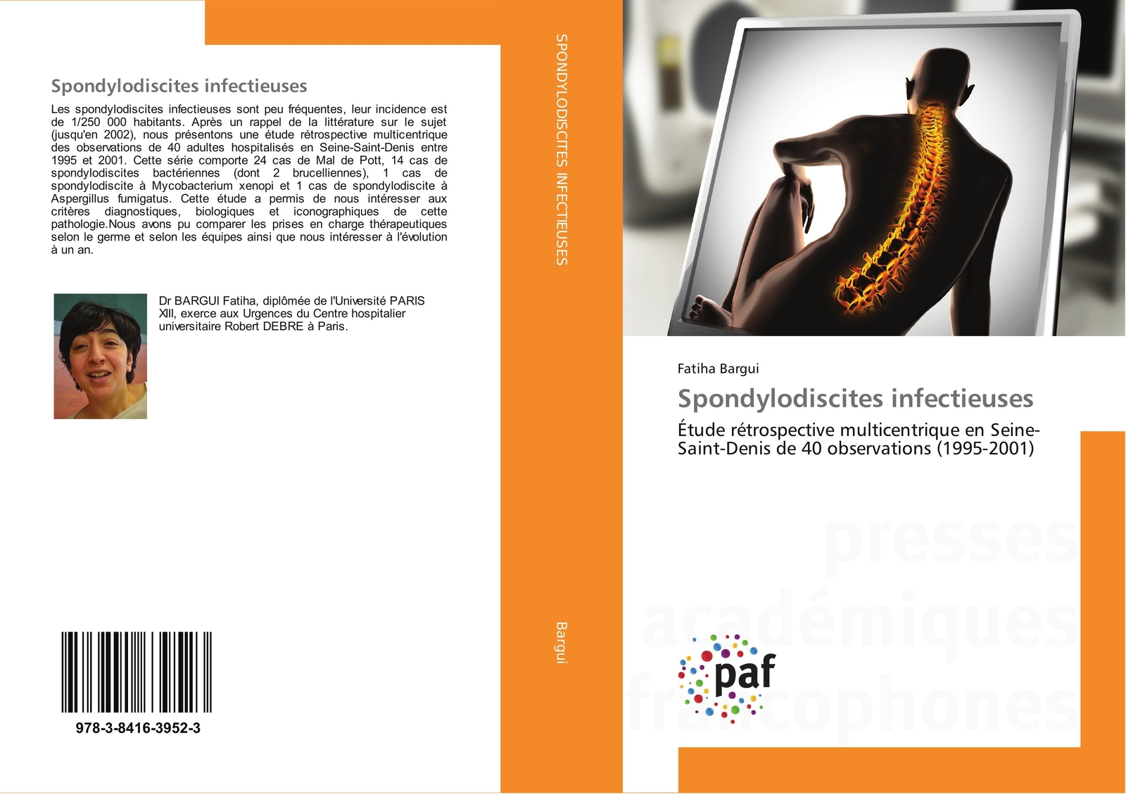 Thumbnail - Fatiha Bargui | Spondylodiscites Infectieuses | Taschenbuch |