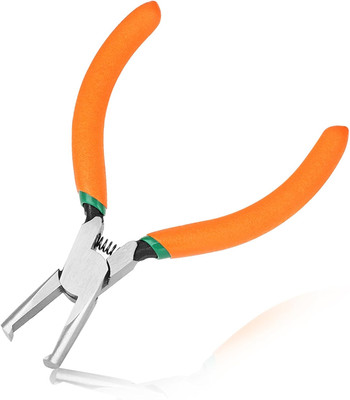 5-Inch Transverse End Cutter SMT/SMD Chip Cutters Side Cutting Pliers Front Angl
