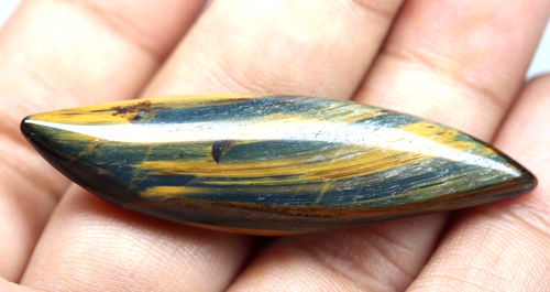 Certified Natural Extremely Rare Top Cut Tiger Eye Gemstone From Africa 28.00 Ct - Picture 4 of 7