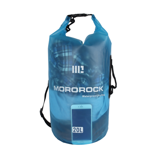 Bolsa seca impermeable Mororock 10L 15L 20L PVC translúcido pesca navegación camping - Imagen 6 de 45
