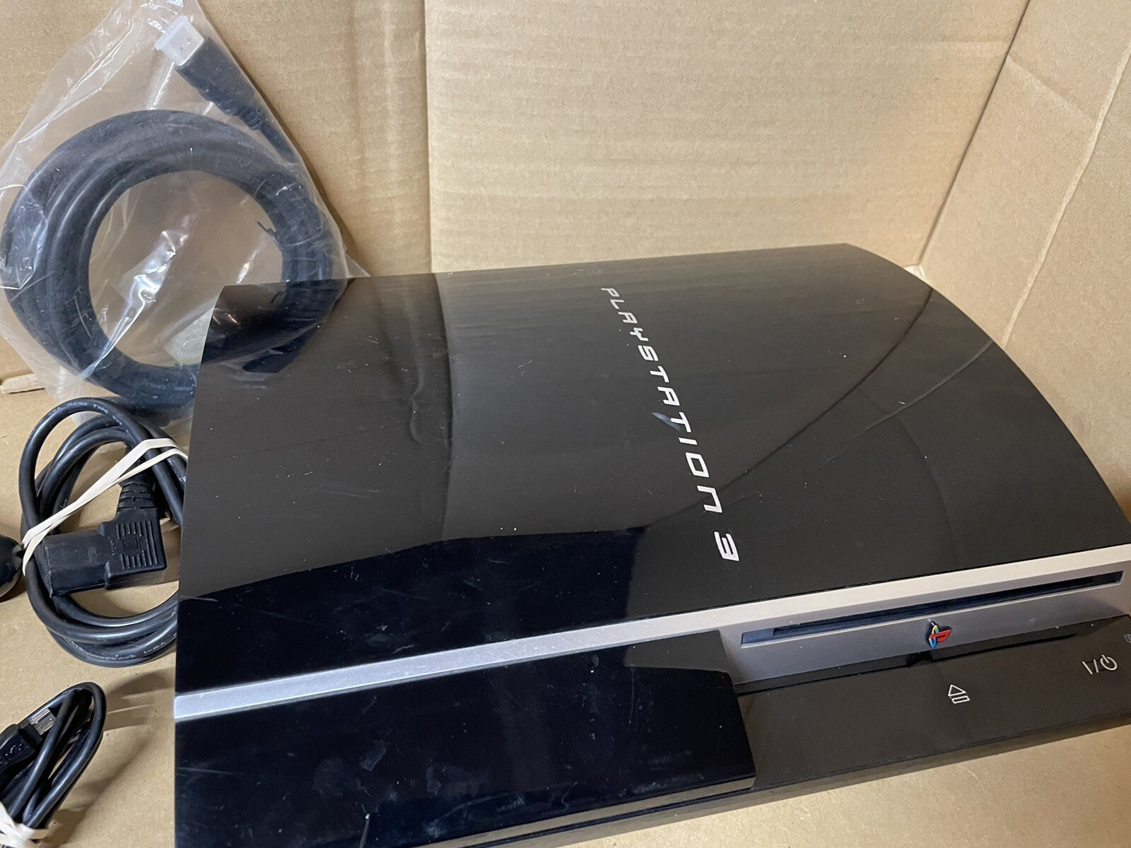 Sony Playstation 3 PS3 Fat CECHL01 PS3 80GB Console Tested, With