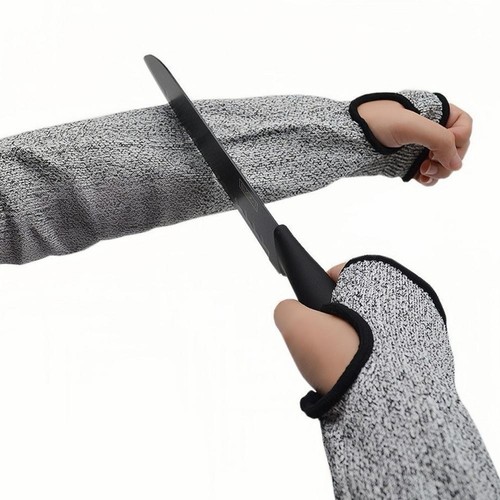 Mangas de brazo resistentes a cortes protección de seguridad integral cocinas talleres O B8J7 - Imagen 9 de 18