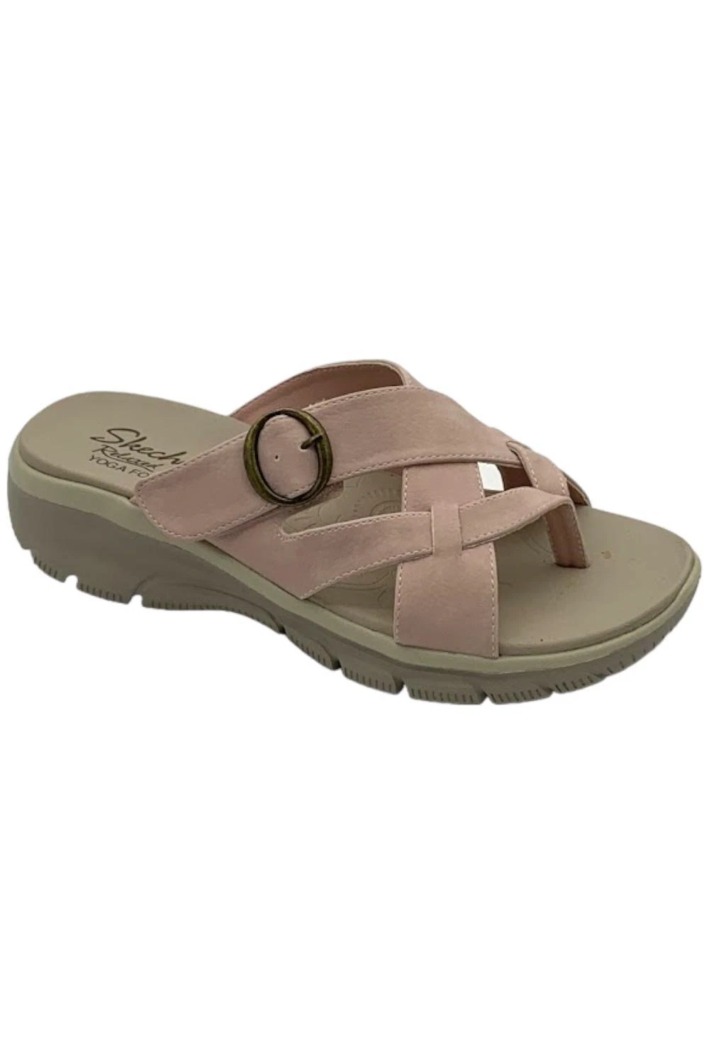 Skechers Easy Going Adjustable Vegan Sandals Sundown Blush