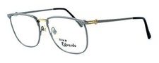 Fashion Optical Designer Reading Glasses E2055 Eduardo GunMetal Silver 57mm 3.25