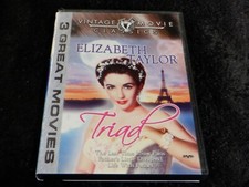 DVD - 3-Film Set - Elizabeth Taylor: Triad - Great Condition