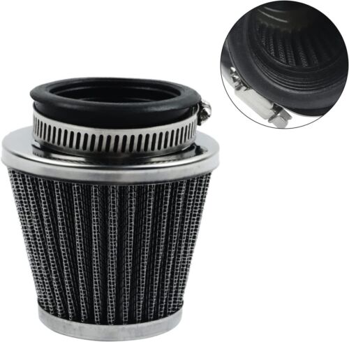Filtro de aire 44 mm 1,73" para ciclomotor scooter GY6 GO KART AF58 - Imagen 2 de 6