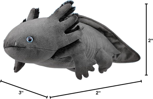 Giant Axolotl Plush- Grey,31.5" Lifelike Axolotl Stuffed Animal, Soft Plush Stuf - Picture 6 of 6