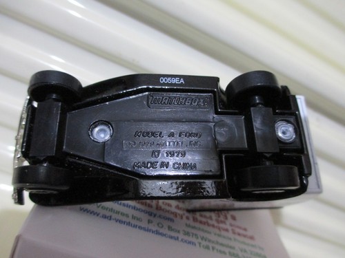 MATCHBOX MB38 2004 Black Windows COUSIN BOOGYS GRILL SAUCE Model A Ford NuBxd - Bild 5 von 8