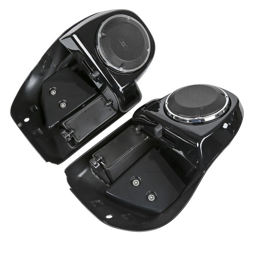 Lower Vented Leg Fairing 6.5" Speaker Crash Bar Fit For Harley Touring 2014-2023 - Bild 12 von 13
