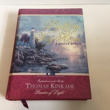 Lighting The Way Home Family Bible Thomas Kinkade NKJV Leather Bound Illustrated