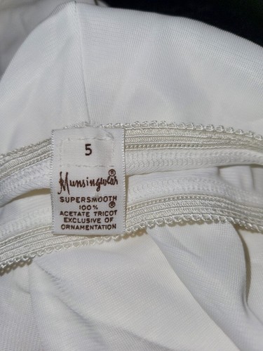 VTG NEW Munsingwear 5 Panties Underwear Satin Nylon High Waist Long 7.5" Inseam - Picture 3 of 10