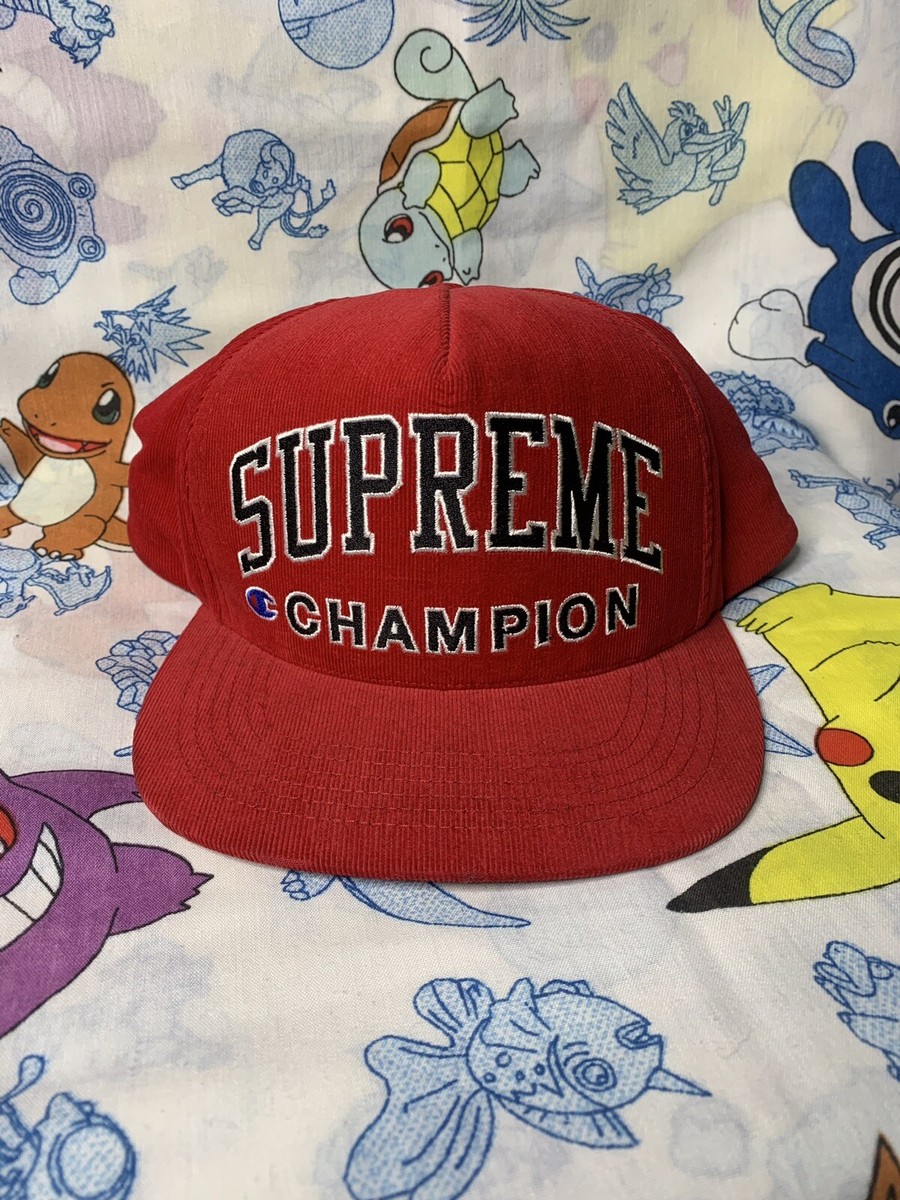 にゃんにゃんSupreme CorduroyBaseball Supreme Champion Corduroy RED Snapback New | eBay