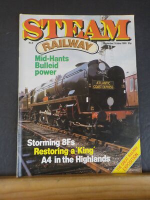 Steam Railway #8 1980 September October Mid-Hants Bulleid power A4 in ...