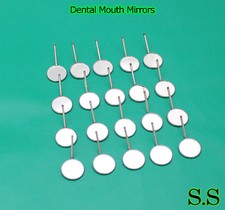 200 pcs Dental Mouth Mirror 5 with 05 Handle Excellent Quality