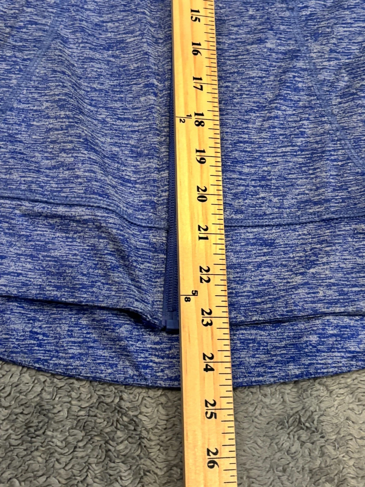 VETEMENTS Felpa Champion Duo Dry con cappuccio giacca donna XS full zip blu outdoor