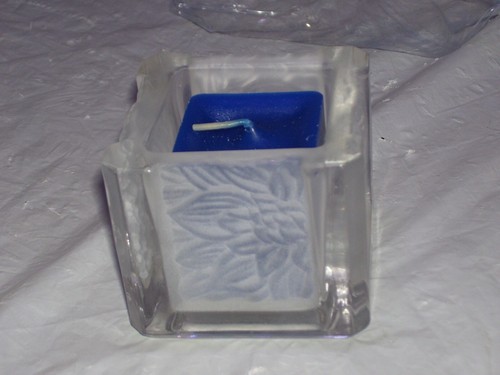 PartyLite Chrysanthemum Votive Candle Holder New With The Candle and Box - Picture 4 of 12