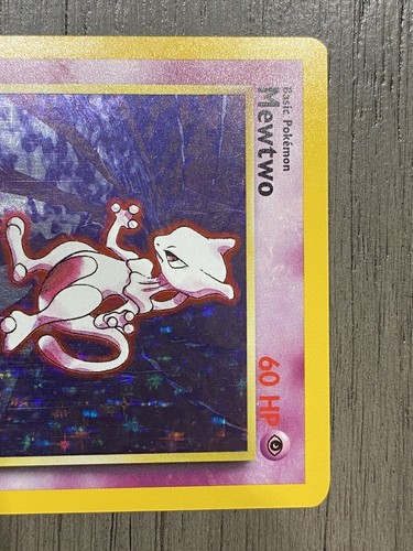 MEWTWO - RARE - 10/102 - Base Set - HOLO - Pokemon Card - NM/M - Picture 6 of 11