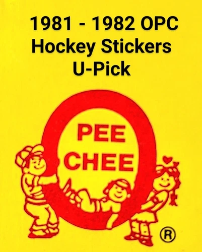 1981- 82 O-PEE-CHEE  Hockey Stickers   OPC  NHL  Stickers  U-Pick  1-269