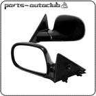 Pair Manual Side View Mirrors For 1994-98 Chevy Blazer S10 GMC Jimmy S-15 Black