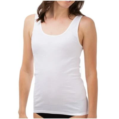 Damen Unterhemden Baumwolle 5er Pack Schöller Achselhemd Classic Feinripp - Bild 1 von 2