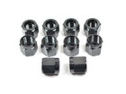 (10 Pack)  481806-BL-10 Fragola -6 AN Tube Nut Aluminum Black Anodized