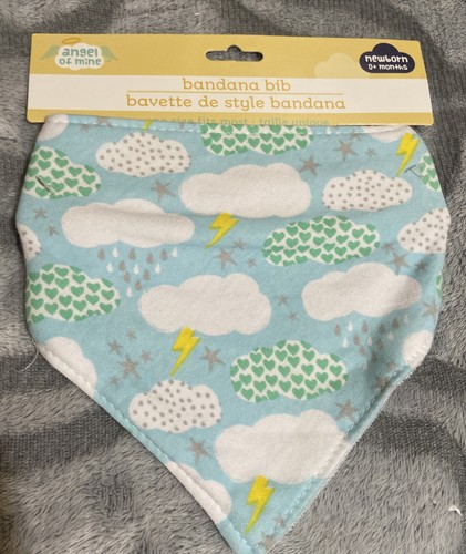 2 Angel of Mine Cotton Bandana Bib - New Newborn 0+ Months - Picture 4 of 6