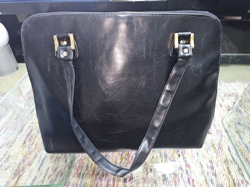 Estuche accesorio para computadora portátil Kuang Huei de cuero negro suave para hombre en excelente estado  - Imagen 1 de 22