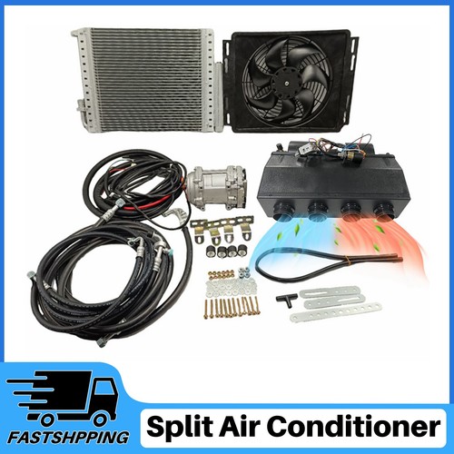 DC 12V Cool&Heat Underdash Electric Air Conditioner Universal Auto Car A/C Kit - Bild 1 von 13