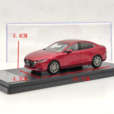 MAZDA3 セダン ハイストーリー 1/43 ミニカー レッド Amazon | Hi Story 1/43 MAZDA3 SEDAN (2019) ソウルレッド