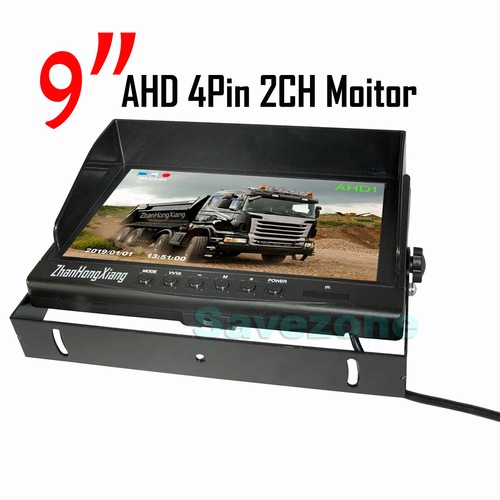 9" IPS HD DVR Rear View Monitor + AHD 1080P 8LED IR Reversing Camera Kit 15m - Picture 4 of 12
