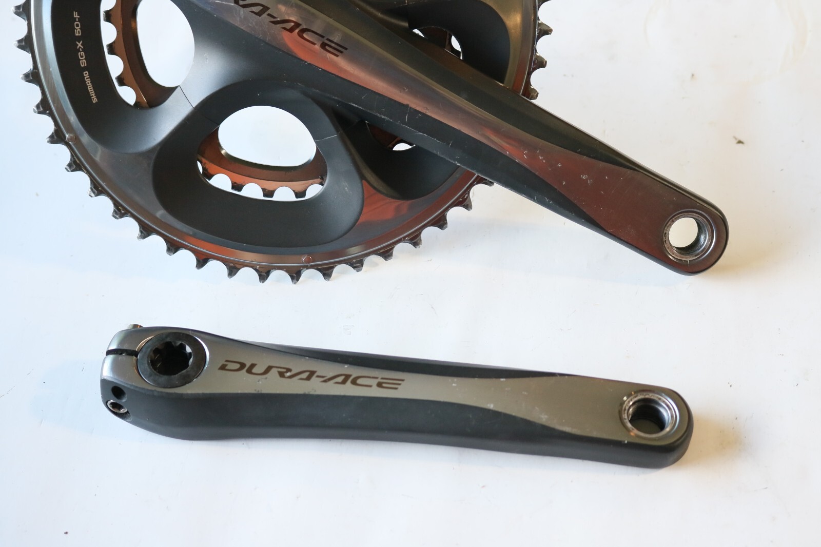 Shimano Dura Ace 7900 FC-7950 172.5mm 50-34 10 Speed COMPACT Road Bike Crankset | eBay Shimano Dura Ace 7900 FC-7950 172.5mm 50-34 10 Speed COMPACT Road Bike Crankset | eBay